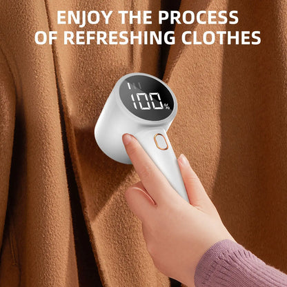 Electric Hair Ball Trimmer Household Clothes Shaver Rechargeable Portable LED Display Lint Remover for Clothing High-capacity