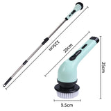 Cepillo de limpieza eléctrico 9 en 1, fregador giratorio eléctrico, herramientas de limpieza eléctricas, aparatos de limpieza para salón, cocina y baño.