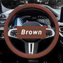 Anti-Slip Silicone Steering Wheel Cover - Universal Fit, Soft & Odorless Fits 14''/15'' Wheels, Durable & All-Season