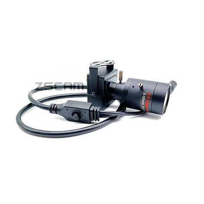 Minicámara de seguridad analógica CCTV de 35 mm con lente de enfoque manual M12 de 5-50 mm, 1080P AHD/CVBS, OSD, para vehículo