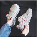 Fashionable Men And Women 2024 Spring And Summer New Mesh Breathable Versatile Thick Sole Hot Casual Sports Couple Shoes New