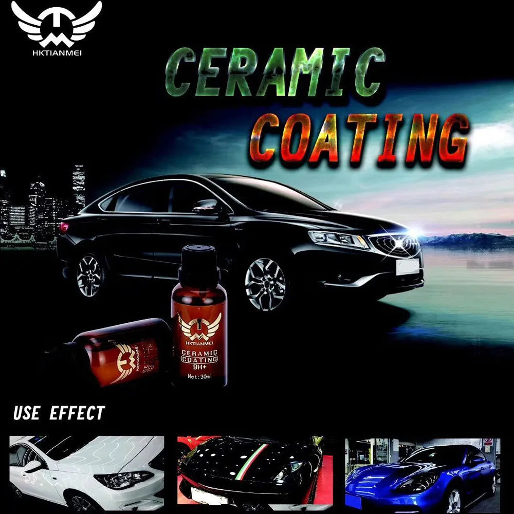 1 Pc 30ml Car Cleaning Products 9h Car Super Hydrophobic Glass Coating Car Liquid Ceramic Coat Auto Paint Automotive Supplies