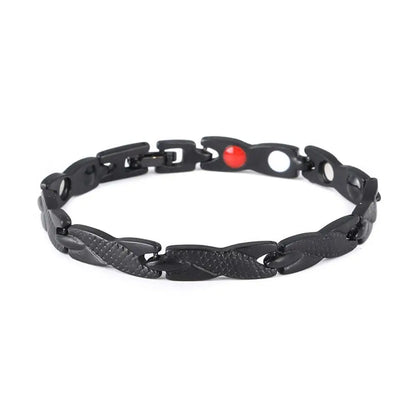 Pulsera magnética de terapia con diseño de dragón para mujer y hombre.