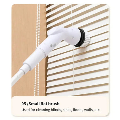 Xiaomi 2000mAh 6-in-1 Electric Cleaning BrushWireless Electric Rotary Clean Brush Shower Cleaning Brush Kitchen Bathroom Home