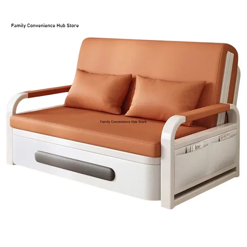Sofá cama plegable de doble propósito para apartamentos pequeños, muebles de sala de estar de celebridades de Internet, retrato simple y doble multifunción