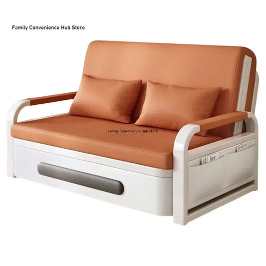 Sofá cama plegable de doble propósito para apartamentos pequeños, muebles de sala de estar de celebridades de Internet, retrato simple y doble multifunción