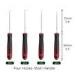 Car Auto Vehicle Oil Seal Screwdrivers Set O-Ring Seal Gasket Puller Remover Pick Hooks Tools Sealing Repair Tools 16cm 4Pcs