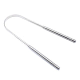 2Pcs Tongue Scraper Stainless Steel Tongue Cleaner Oral Care Hygiene Scraper Dental Oral Care Hygiene Health Care Tool