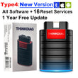 THINKCAR Thinkdiag versión caliente Sistema completo todos los autos 16 Servicio de reinicio 1 año gratuito Herramienta de escaneo de diagnóstico OBD2 Prueba activa Codificación de ECU