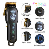 MAGICFUL New Professional Hair Clipper Rechargeable Electric Trimmer For Men Beard Kids Barber Cutting Machine Haircut Machine