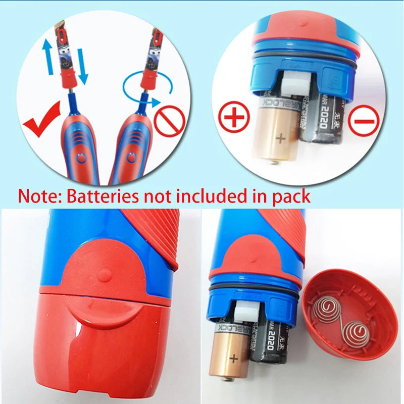 Oral-B Kids Electric Toothbrush Soft Bristles Replaceable Brush Head with 2 Minutes Timer Function For Kids 5+