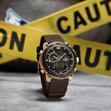 NAVIFORCE 6104 Fashion Sports Electronic Quartz Watch Men Calendar Luminous Outdoor Casual Digital Watches for Man reloj hombre