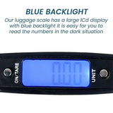 Digital Luggage Scale Electronic Portable Suitcase Travel Weighs With Backlight Electronic Travel Hanging Scales