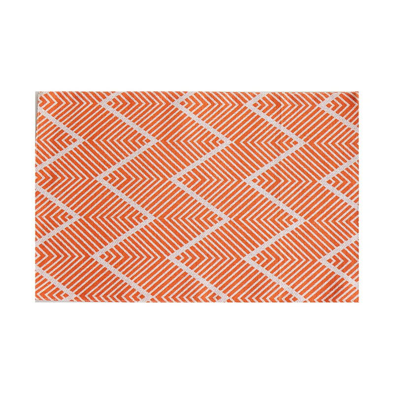 4 Pcs/Set Simple Tableware Mat Rectangle Individual Placemats Heat Insulation Dining Table Mat Table Decoration And Accessories