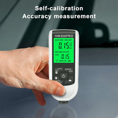 0-2000um High-precision Car Paint Thickness Tester Manual Paint Tools Paint Film Thickness Gauge for Fe/nfe or only Coating Film