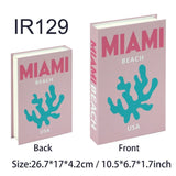 Travel Series Fake Book Decoration Coffee Table Living Room Fashion Fake Book Storage Box Decor Model Room IBIZA CAPRI