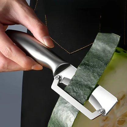 1 cuchillo pelador, potente cuchillo para caña de azúcar, herramienta raspadora de cocina, cuchillo para fruta doméstico, herramienta para raspar y pelar lechuga