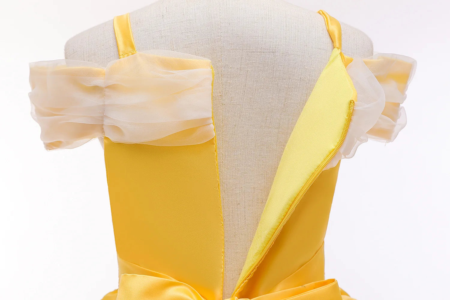 2025 Cosplay Belle Princess Dress Girls Dresses For Beauty and beast Party Clothing Magic stick crown Costume 3-12Y