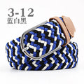 Stretch Woven Belt Unisex Canvas Belts Fashion Casual Student Belt Women Cinturon Male Waistband 105cm