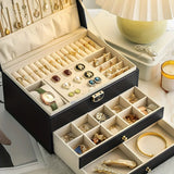 1 caja de almacenamiento de joyas, caja de almacenamiento de joyas para collares y pendientes, opción Ideal para regalos