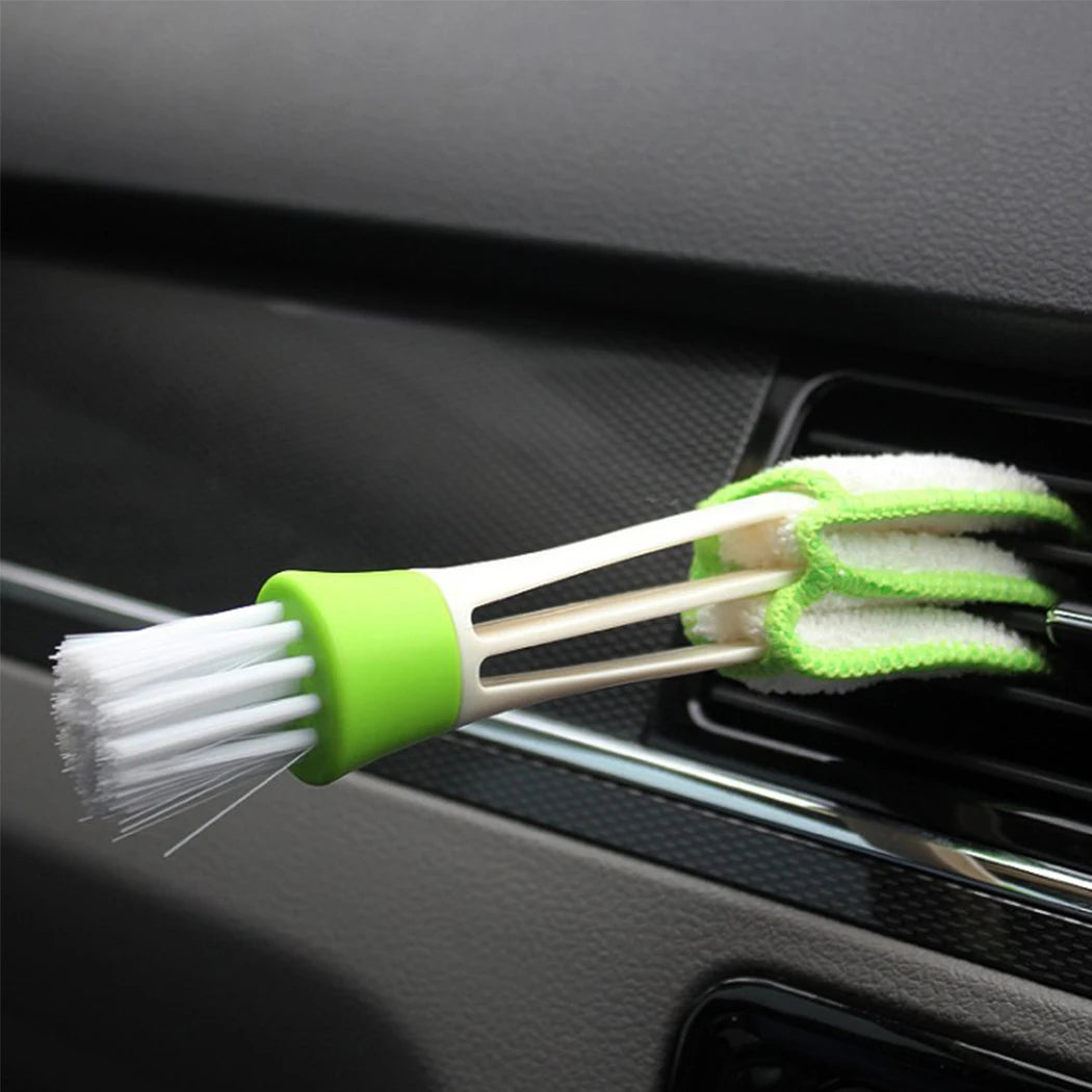 Ferramenta de limpeza de escova de carro, ar condicionado automático, limpador de persianas, limpeza interior, teclado, escova cega, acessórios de carro