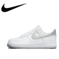 Nike Original White Air Force 1 07 Low Trendy Board Shoes Lightweight Breathable Mens Casual Shoes