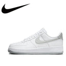 Nike Original White Air Force 1 07 Low Trendy Board Shoes Lightweight Breathable Mens Casual Shoes