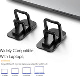 Aluminium Self-Adhesive Laptops Stand Invisible Computer Keyboards Stand Bracket for Desk Foldable Notebook Feet for MacBook Pro