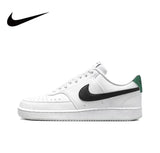 Nike novo tribunal visão 1 sapatos baixos masculinos e femininos tênis de moda casual primavera antiderrapante wearable tênis preto e vermelho