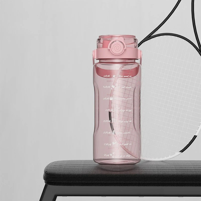 1.5L-2L Summer Large Capacity Kettle, Double Drinking Cup, Outdoor Sports Fitness Water Bottle, Straw Cup Drinking Utensils