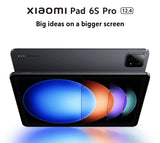 Versión global Xiaomi Pad 6S Pro Snapdragon® 8 Gen 2 HyperOS Pantalla 3K de 12,4" y 144 Hz HyperCharge de 120 W 10 000 mAh (típico) Batería de 120 W