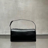 split leather 90s pen bag 2026 new luxury design soft cowhide mini one-shoulder crossbody bag suede fashion ladies handbag