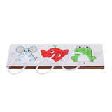 DIY Montessori  Busy Board Material Accessories Rainbow Card Water Pipe Aid Early Education Learning Skill Toy Wooden Toys Gifts