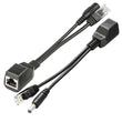 1 Pair Passive POE Cable Power Over Ethernet Adapter Cable Power Module Injector POE Splitter RJ45 12-48v For IP Camea 
