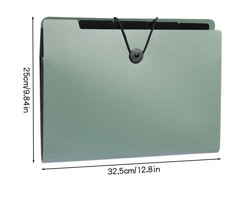 5/8/13 Layers A4 File Folder Storage Bag Test Paper Desktop Tool School Stationery Office Supplies