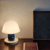 Mushroom Table Lamp Warm Color Night Light USB Rechargeable LED Touch Desk Light Piano Coating Surface Love Gift Lamp