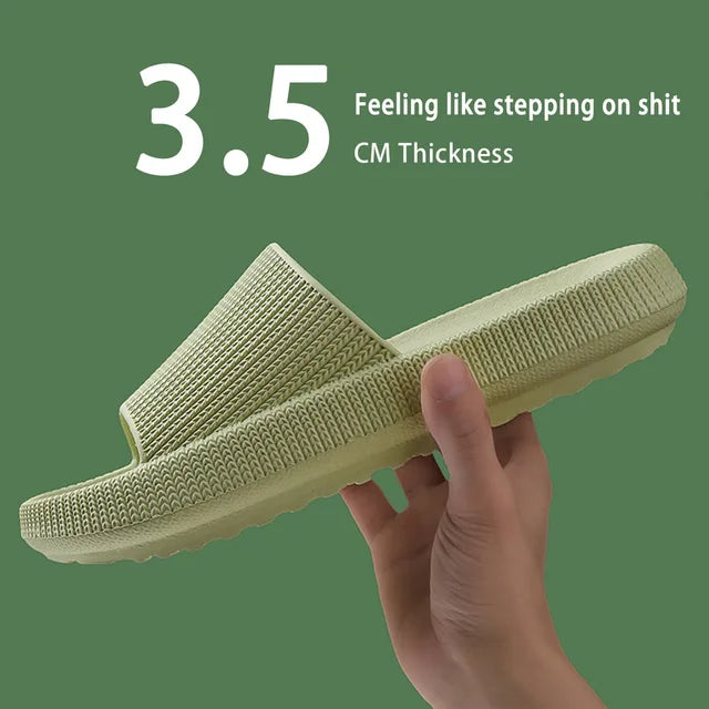 Chinelos macios para homens e mulheres, sapatos casuais de praia, chinelos em EVA, marca verão, 2023