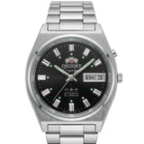 Relógio masculino automático vintage 36mm mostrador champagne em aço inox