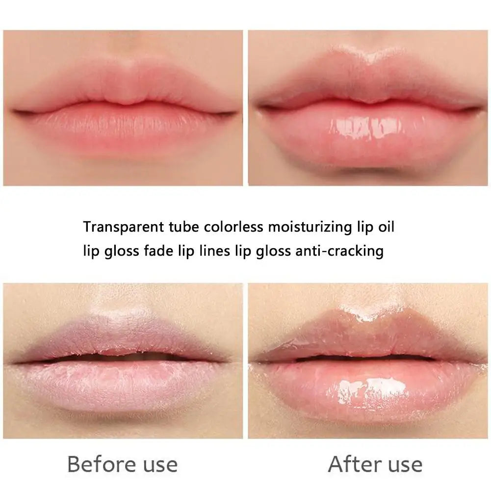 Lip Gloss Moisturizer Plumper Long Lasting Sexy Lips Pump Transparent Waterproof Volume Lip Clear Lipgloss  Clear Lip Gloss N EW