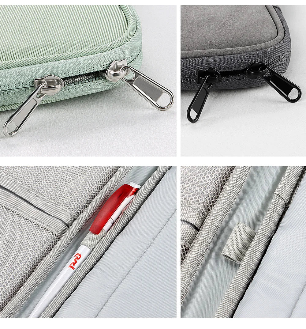 Sleeve Case For iPad 10th 9th Generation Pro 12 9 Shockproof Cover for Air 5/4 MiPad 5 Pro 11 12.4 Bag For Macbook Matepad 12.6