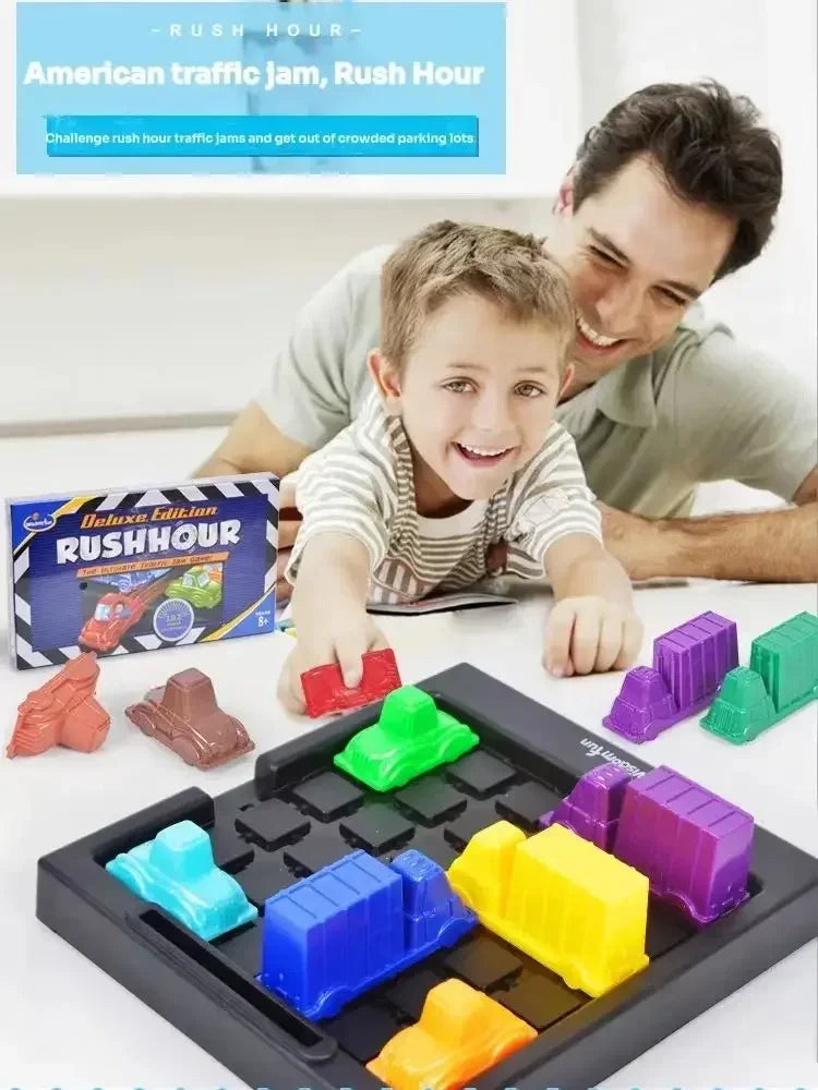 Puzzle Traffic Rush Hour Game Racing Rush Hour Car Interesting Road Logical Reasoning Desktop Game Children's Puzzle Best Toys