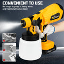 1000ML Brushless Electric Spray Gun Cordless Paint Sprayer HVLP Auto Furniture Steel Coating Airbrush For Makita 18V Battery