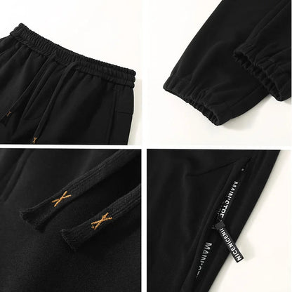 Calças masculinas de tamanho extra grande cintura elástica solto ajuste jogger masculino primavera mais grande moletom gordura 12xl calças esportivas baggy 10xl 9xl