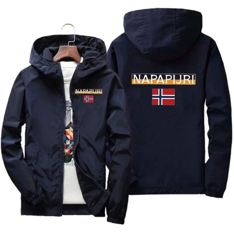 Men's Attack on Titan Hooded Jacket Zipper Lightweight Comfortable Camping Hiking Outdoor Travel Spring and Autumn