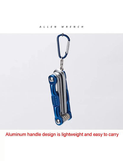 Portable Folding Hex Wrench Allen Set Metal Metric System Torx Hexagonal Spanner Screwdriver Hex Key High Quality Hand Tool