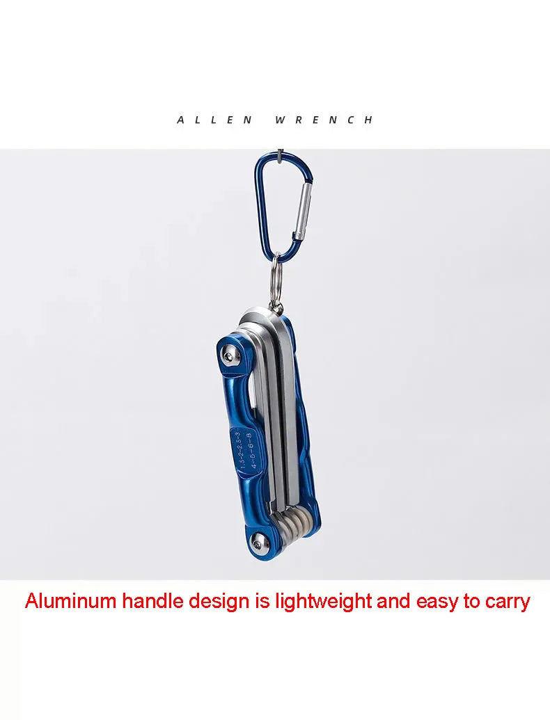 Portable Folding Hex Wrench Allen Set Metal Metric System Torx Hexagonal Spanner Screwdriver Hex Key High Quality Hand Tool