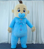 MINISO 2028 Blue Lilo & Stitch mascot costume cartoon character 2m/2.6m Inflatable Walking Blue Stitch Mascot Costume