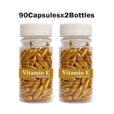Vitamin E Serum Capsules, Single-Use Essence Capsules, Hydrating and Moisturizing Facial Skin 90 Capsules/Bottle - 1 Bottle
