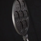 7/4 Cup Smiley Face Pancake Pan 100% Non-stick Griddle Pancake Maker Pancake Crepe Frying Pan Griddle Mini Pancakes Maker