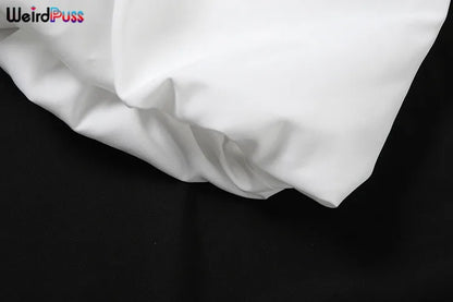 Nibber Ball Gown Skirts Women Y2K Hottie 2024 Summer Trend Midnight Waistband Miniskirts Birthday Basic Streetwear Wild Bottoms